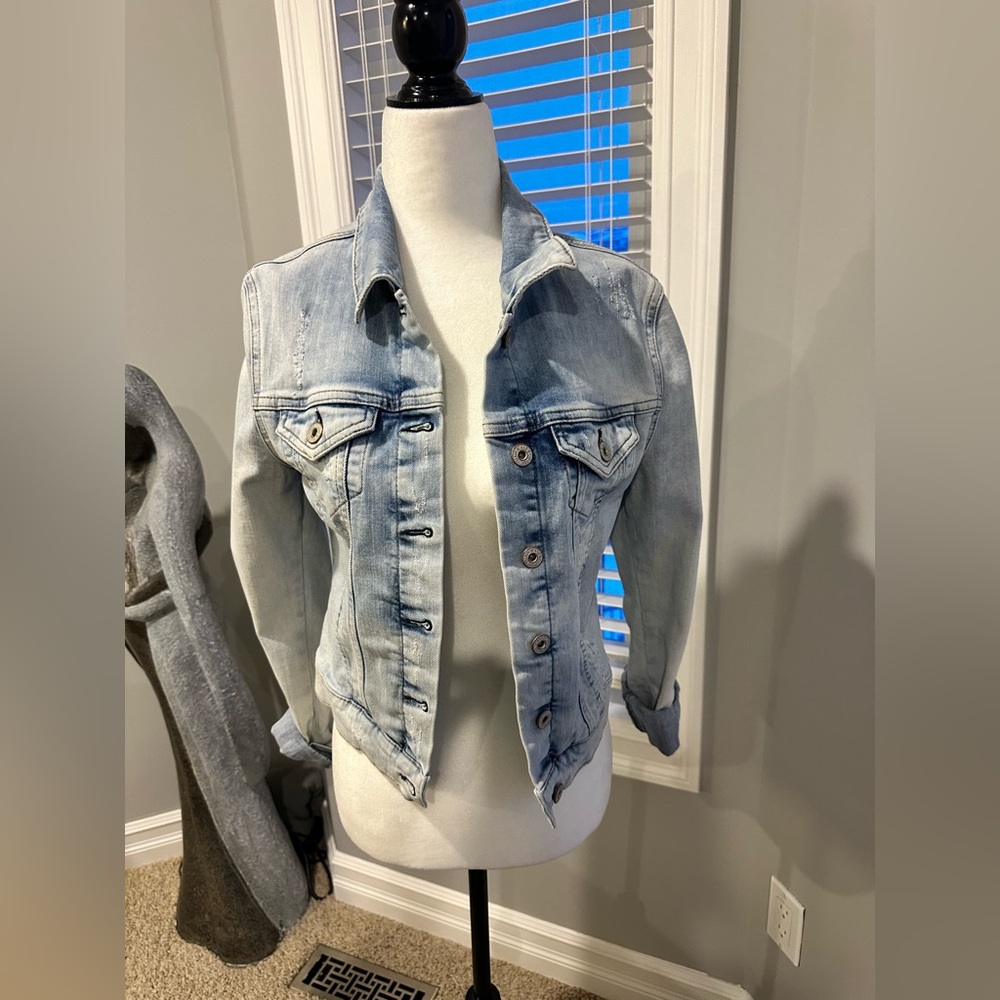 Mavi washed denim jacket